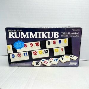 NIB collectible 1990 Original Rummikub tile game by Pressman, sealed pieces